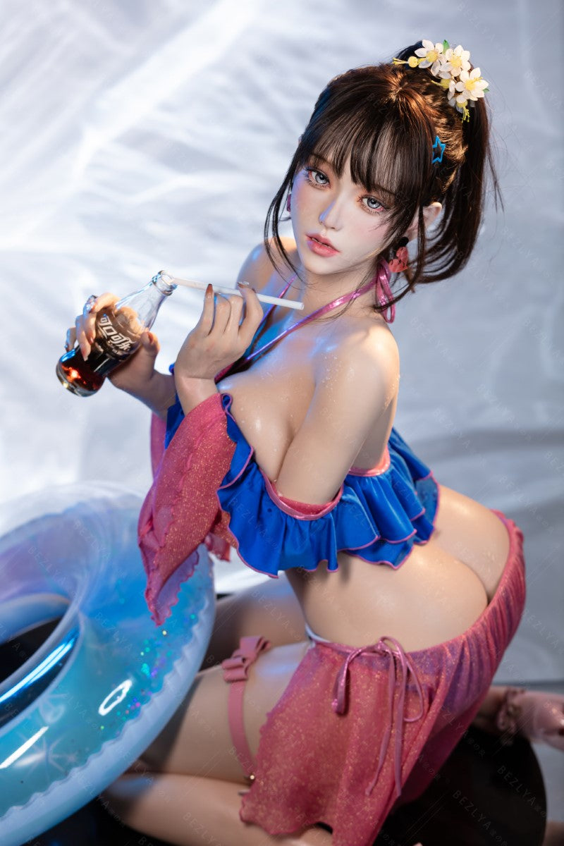 Nymphaea poupée sexuelle (Bezlya Doll 155 cm e-tobe 2.2cf Silicone)