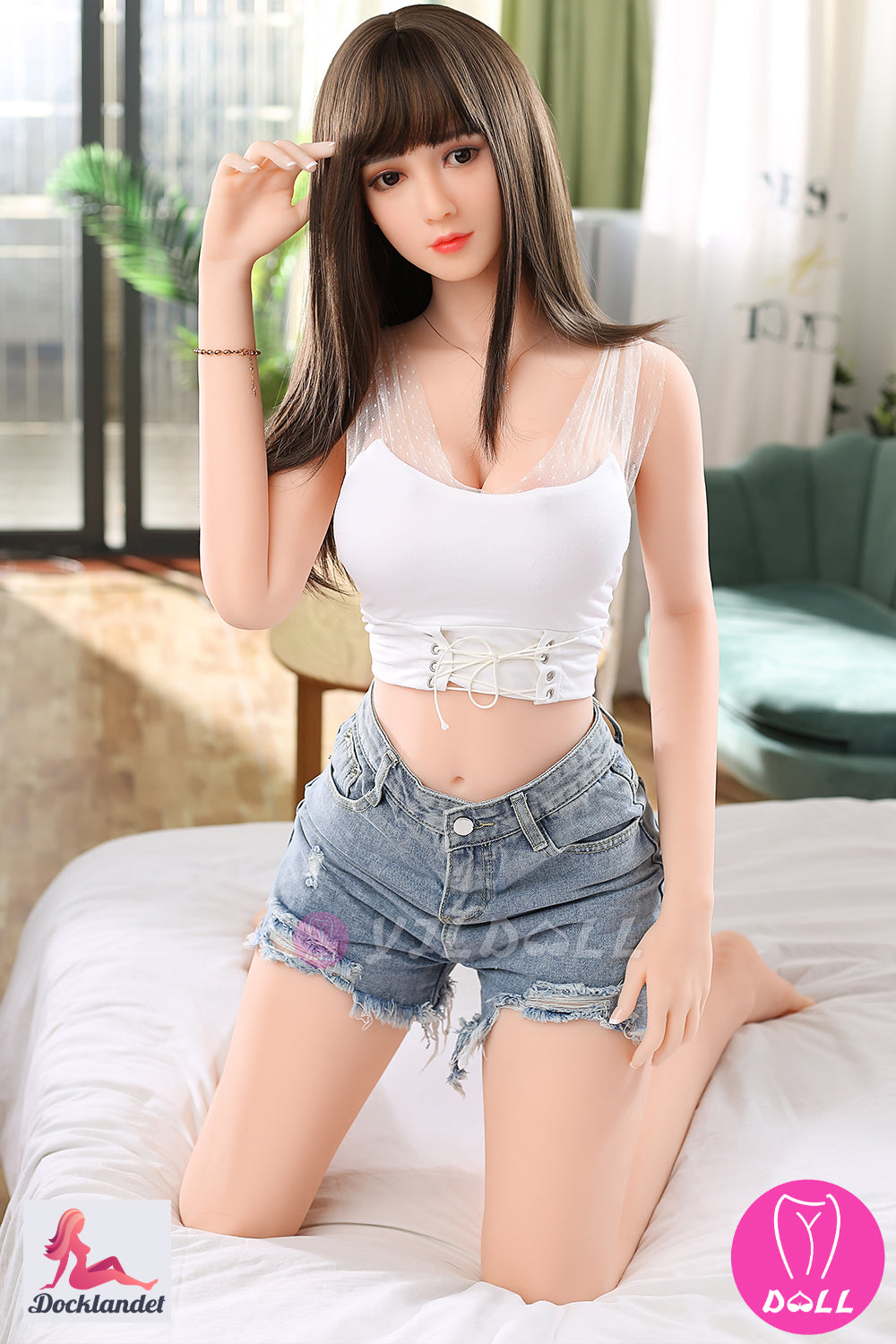 Wu Lan poupée sexuelle (YJL Doll Bonnet D 170 cm #805 TPE+Silicone)