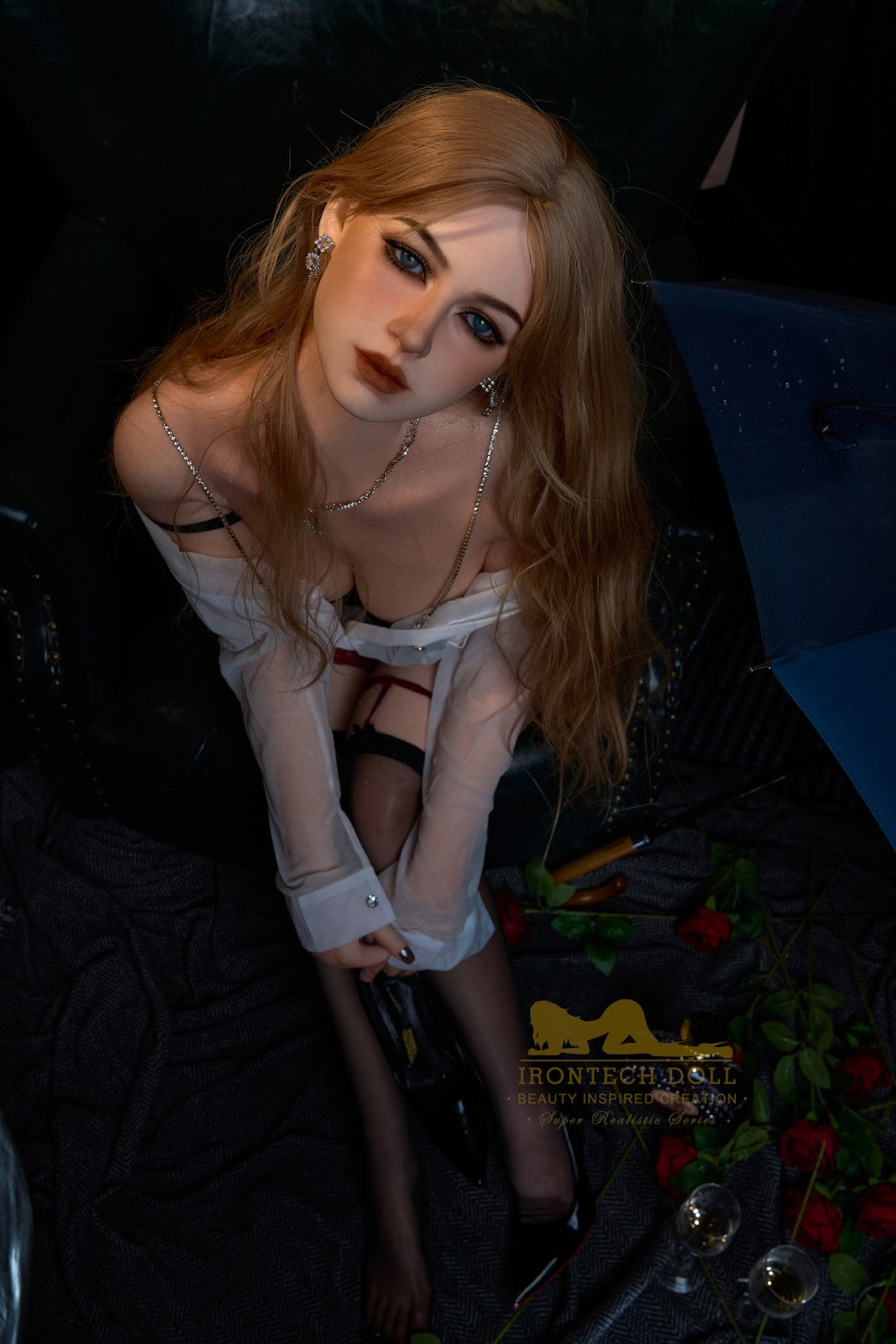 Flora sekspop (Irontech Doll 164 cm E-cup S38 siliconen)