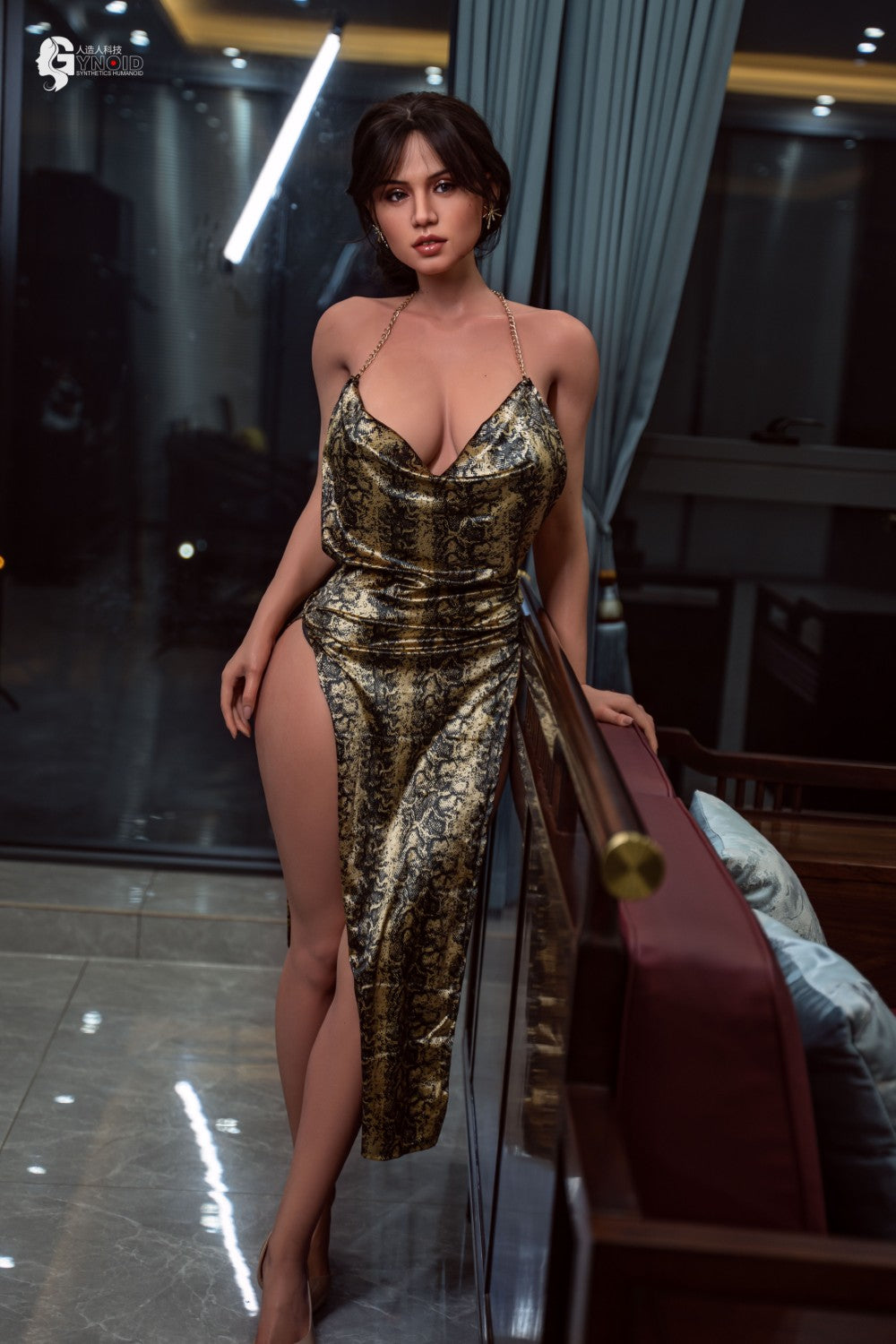 poupée sexuelle Gina Modèle 21 Deluxe (Gynoid Doll 164 cm F-Cup Silicone)