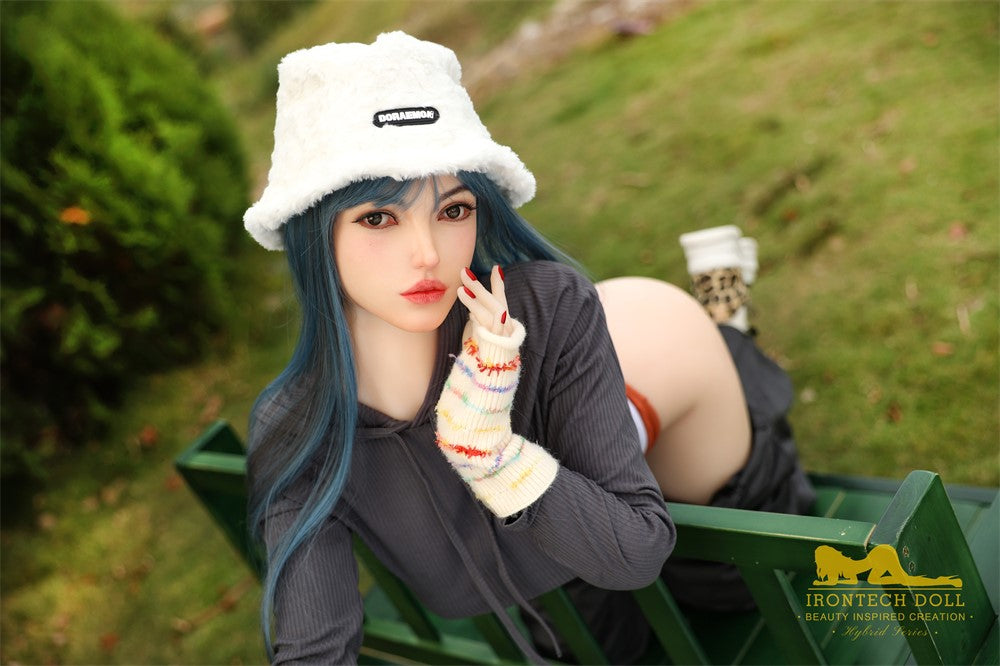 Joline poupée sexuelle (Irontech Doll 159 cm (G-Cup S41 TPE+Silicone)
