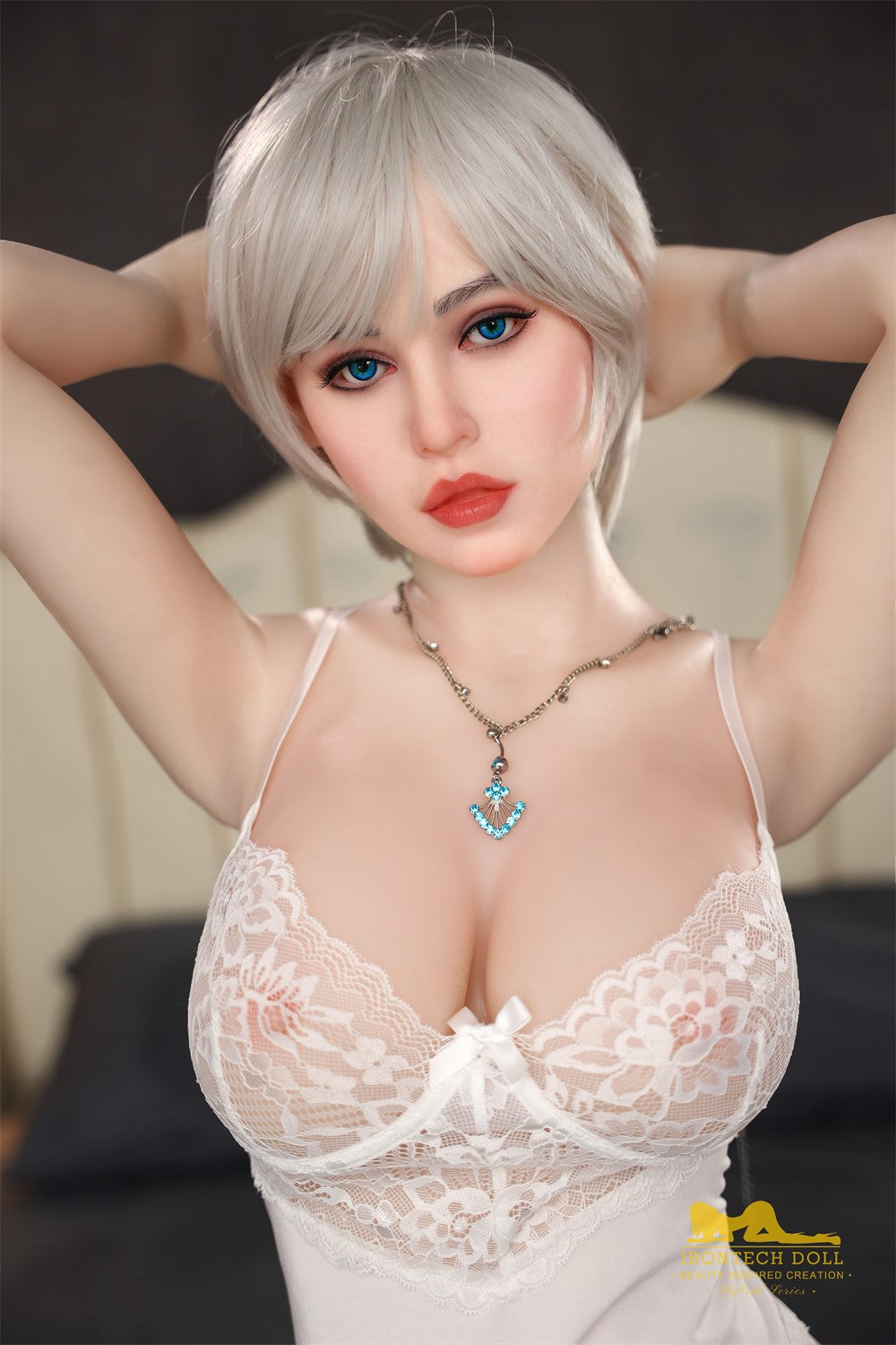 Angelia-sekspop (Irontech Doll 159cm G-Cup S2 TPE+Siliconen)