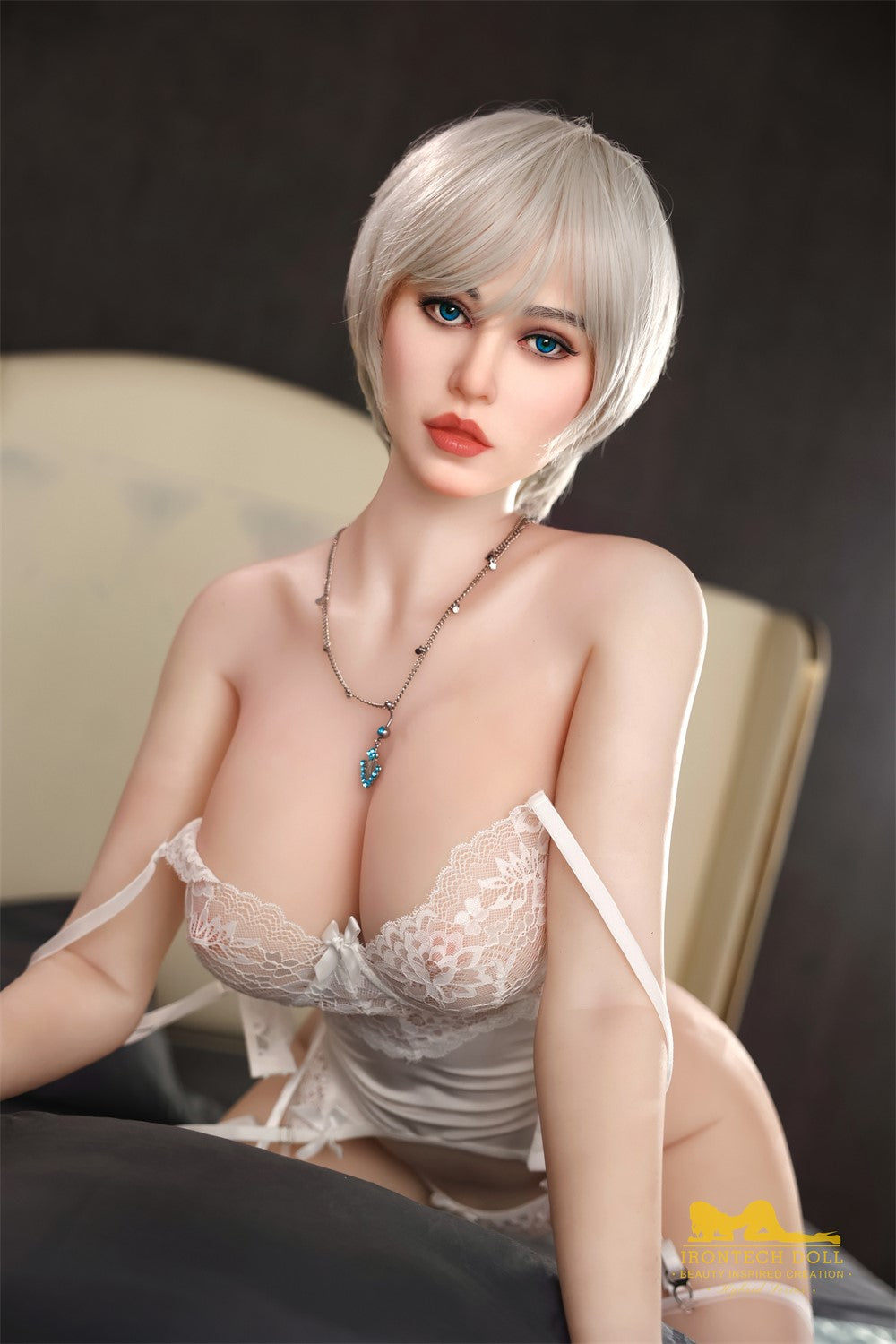 Angelia-sekspop (Irontech Doll 159cm G-Cup S2 TPE+Siliconen)