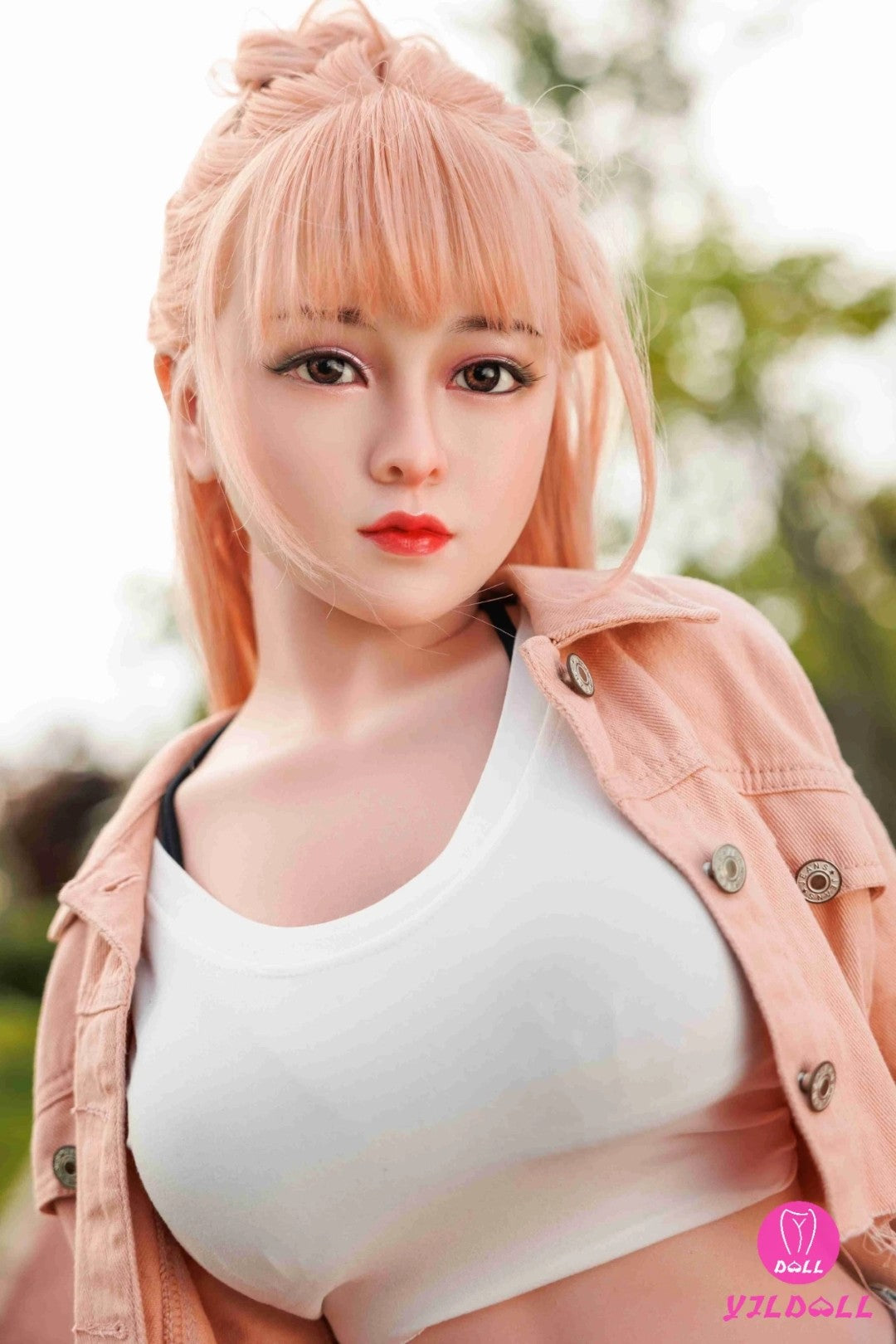 Ansley sekspop (YJL Doll 148 cm D-cup #369 TPE+siliconen)