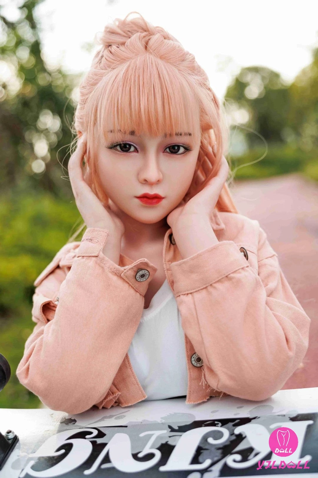 Ansley sekspop (YJL Doll 148 cm D-cup #369 TPE+siliconen)