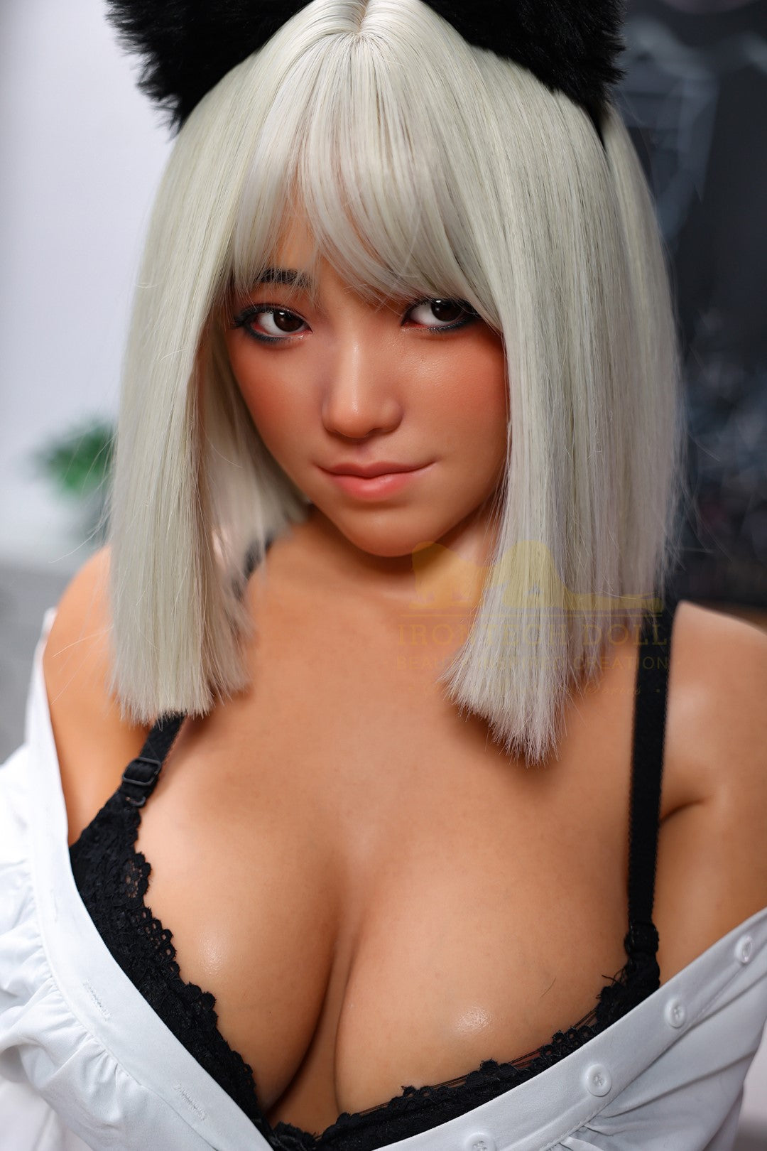 Sylvia-sekspop (Irontech Doll 167 cm E-cup S43 siliconen)