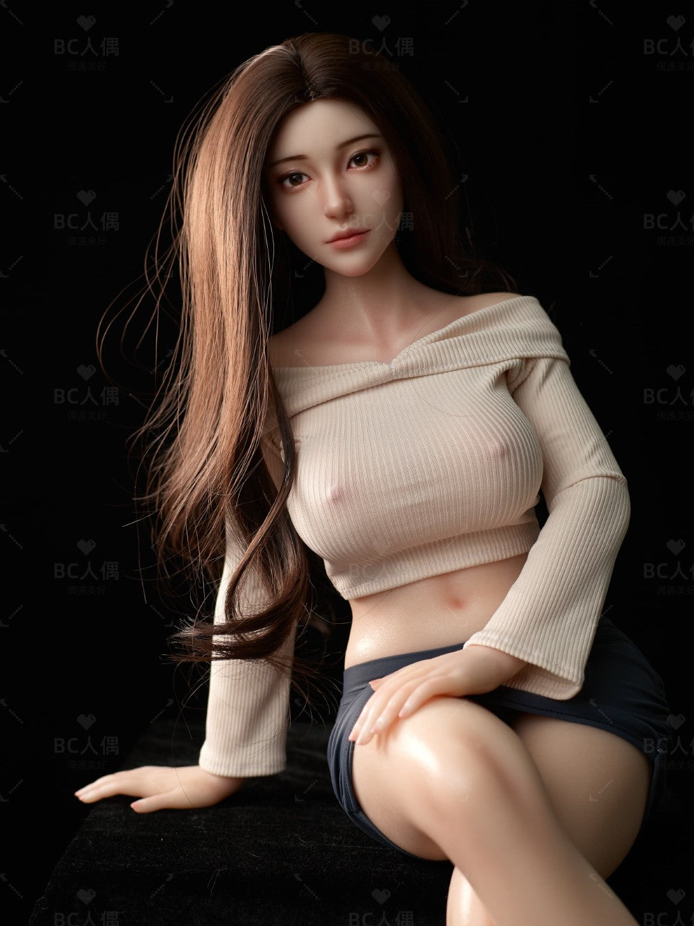 Qing-sekspop (BC-Doll 76 cm E-cup G02A siliconen)