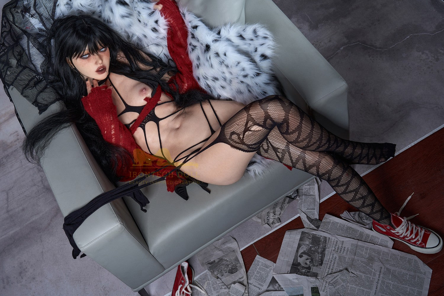 Vanessa poupée sexuelle (Irontech Doll 161 cm (B-Cup B2 Silicone)