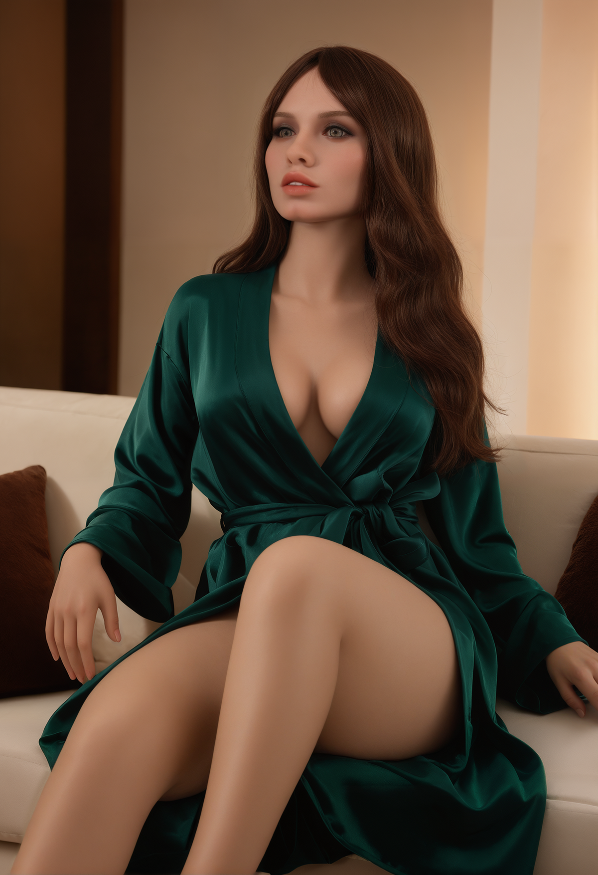 celle de Jeanne poupée sexuelle (Aibei Doll 151 cm F-Cup #AB6 TPE+Silicone)