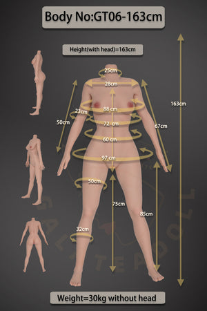 Amanda poupée sexuelle (Galatea Doll 163cm D-Kupa # 135 Silicone)