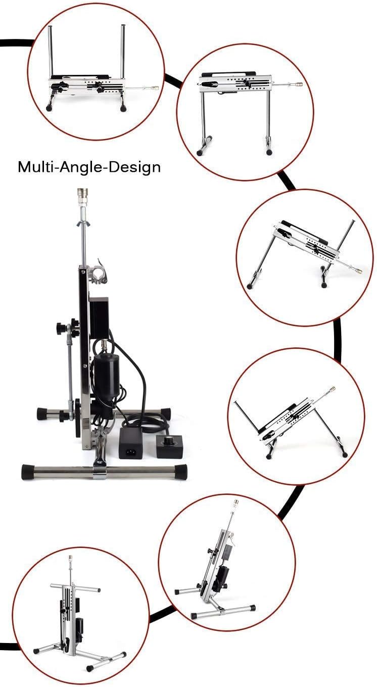 Professionele seksmachine met instelbare snelheid en dubbele bediening - 120W-motor