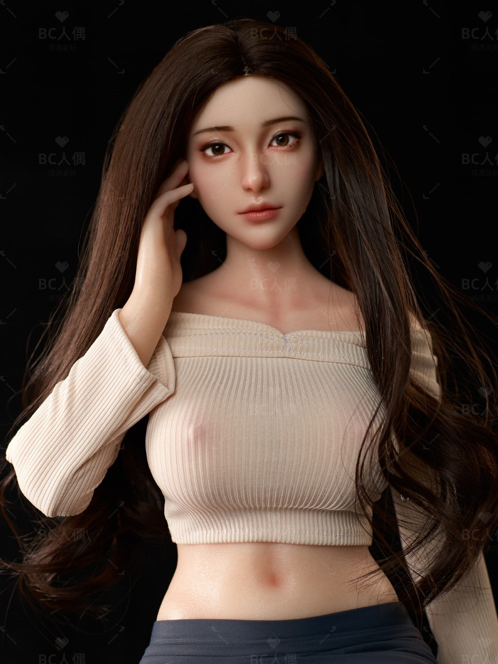Qing-sekspop (BC-Doll 76 cm E-cup G02A siliconen)