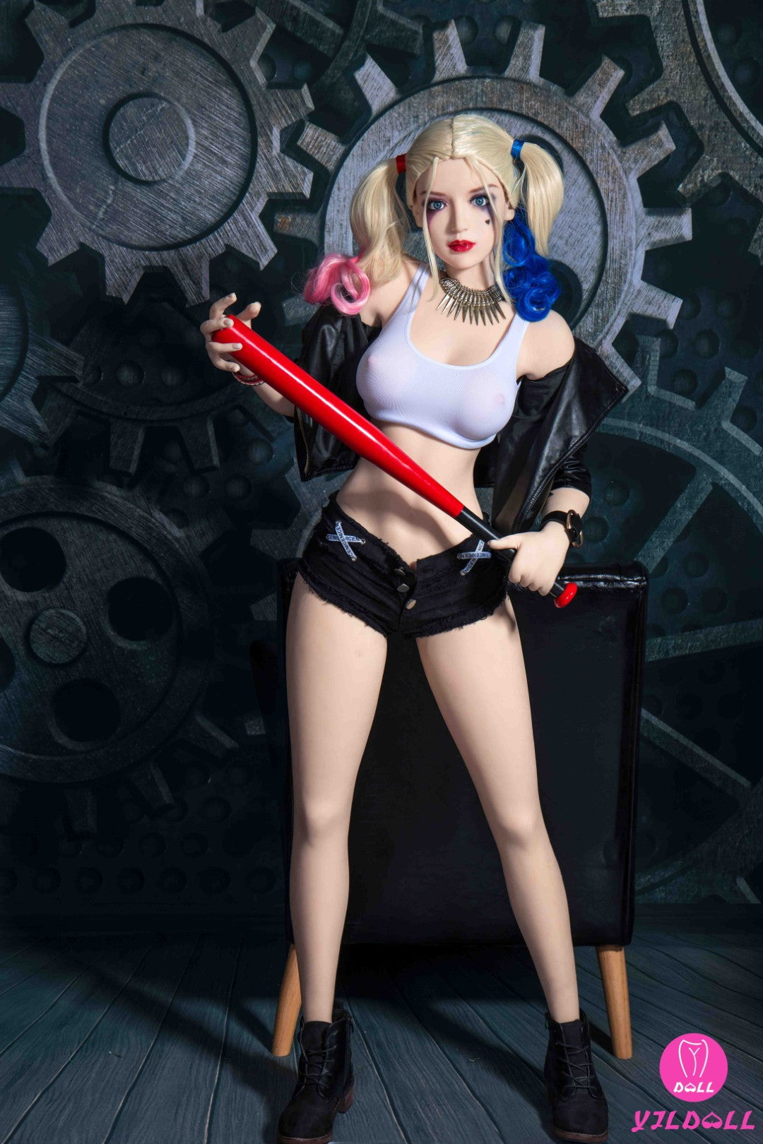 Harley Quinn-sekspop (YJL Doll 168 cm C-cup #31 TPE)