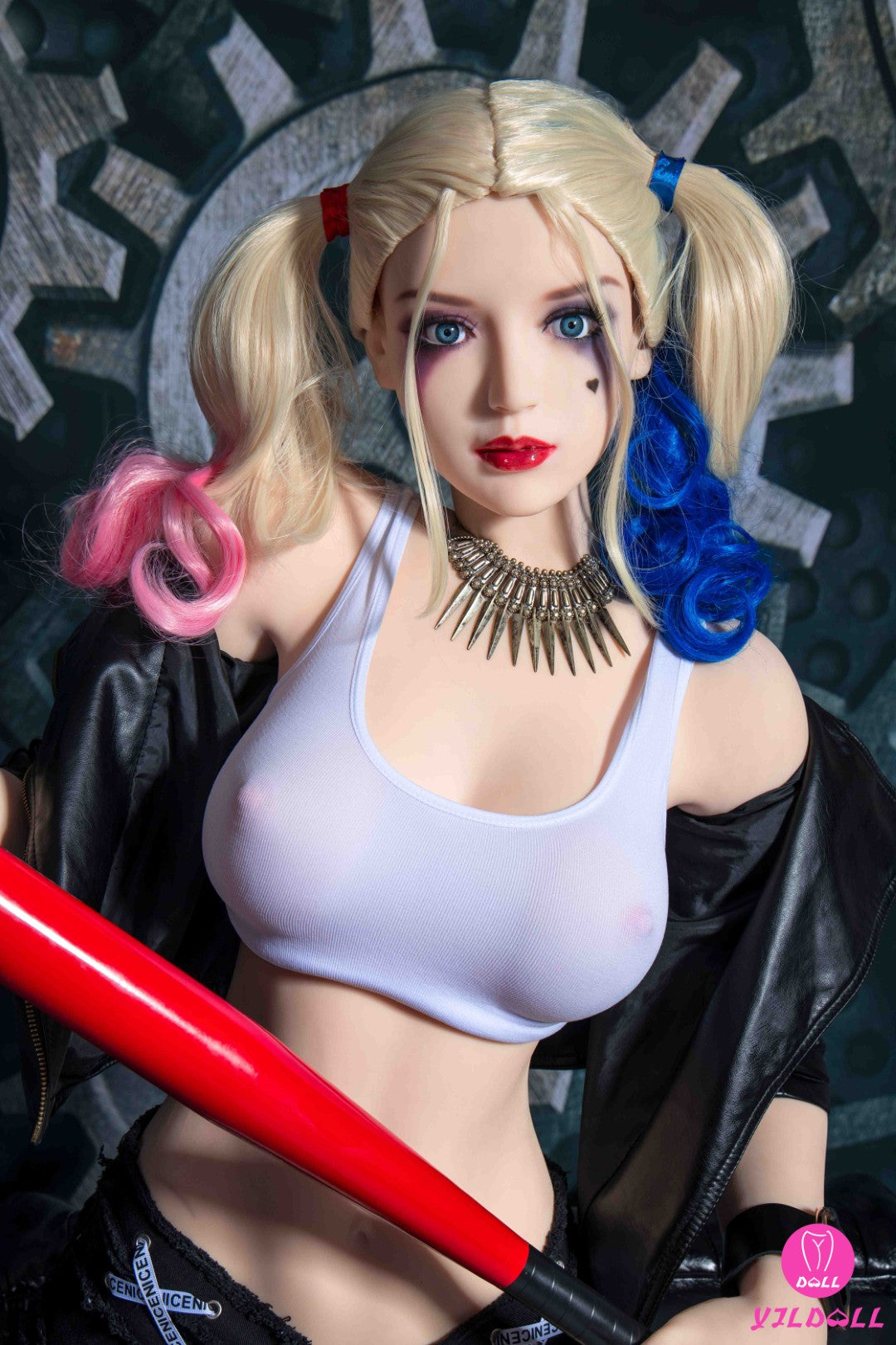 Harley Quinn-sekspop (YJL Doll 168 cm C-cup #31 TPE)