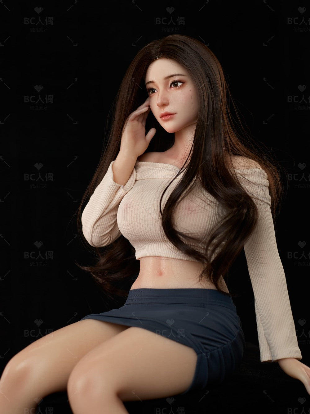 Qing-sekspop (BC-Doll 76 cm E-cup G02A siliconen)