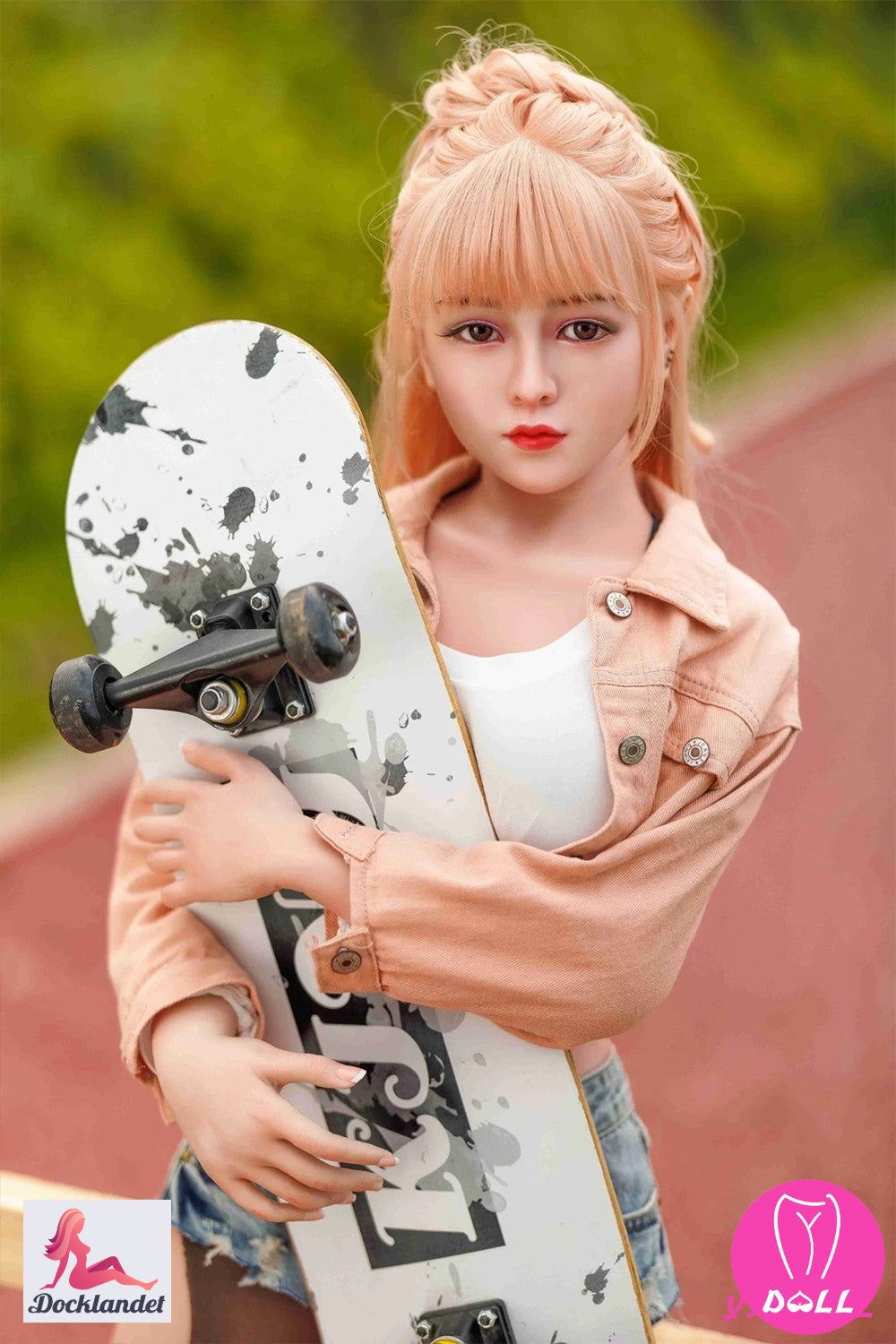Ansley sekspop (YJL Doll 148 cm D-cup #369 TPE+siliconen)