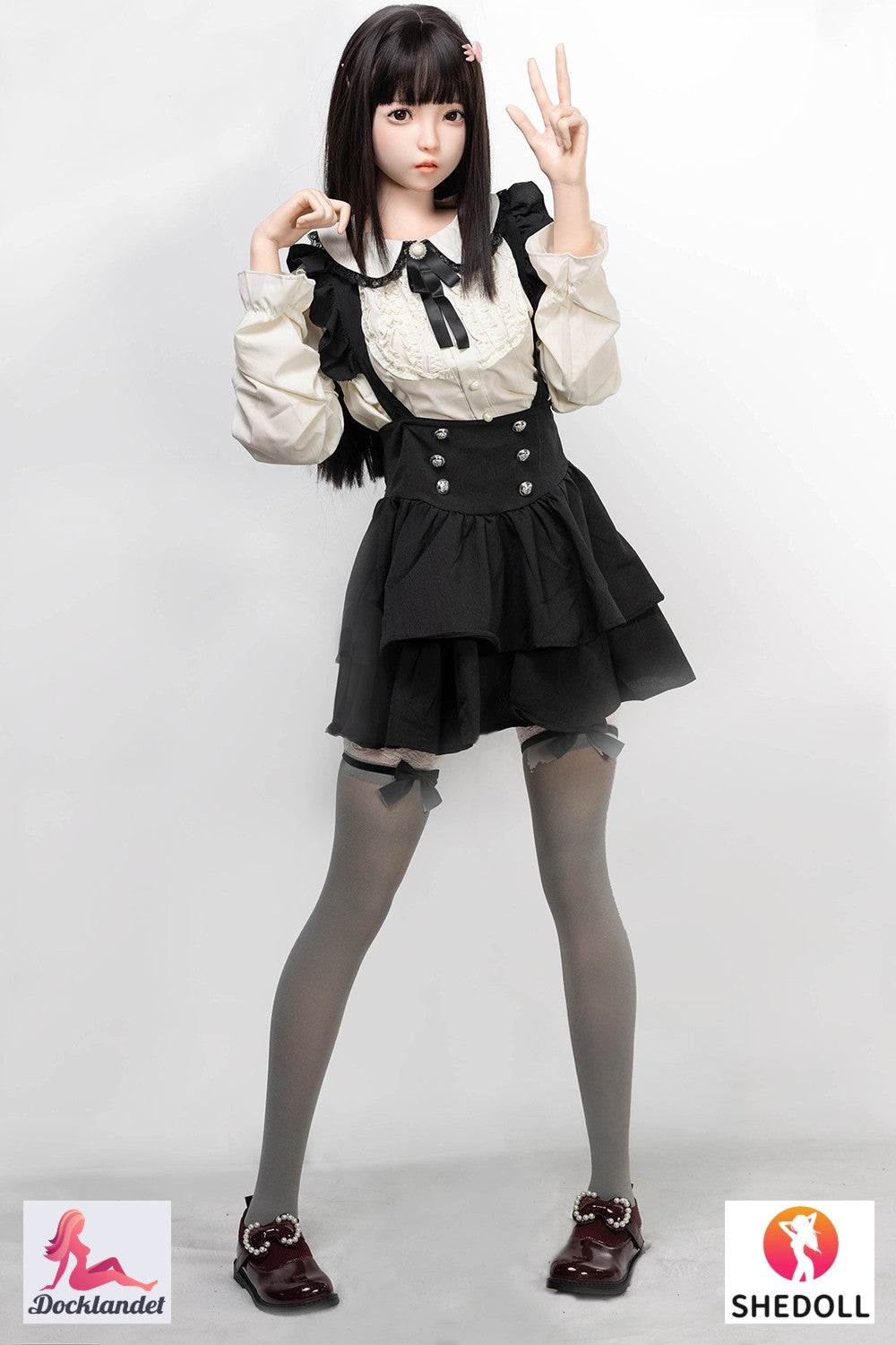 Snoep sekspop (SHEDOLL 152 cm A-cup #SH195 2.0 siliconen)