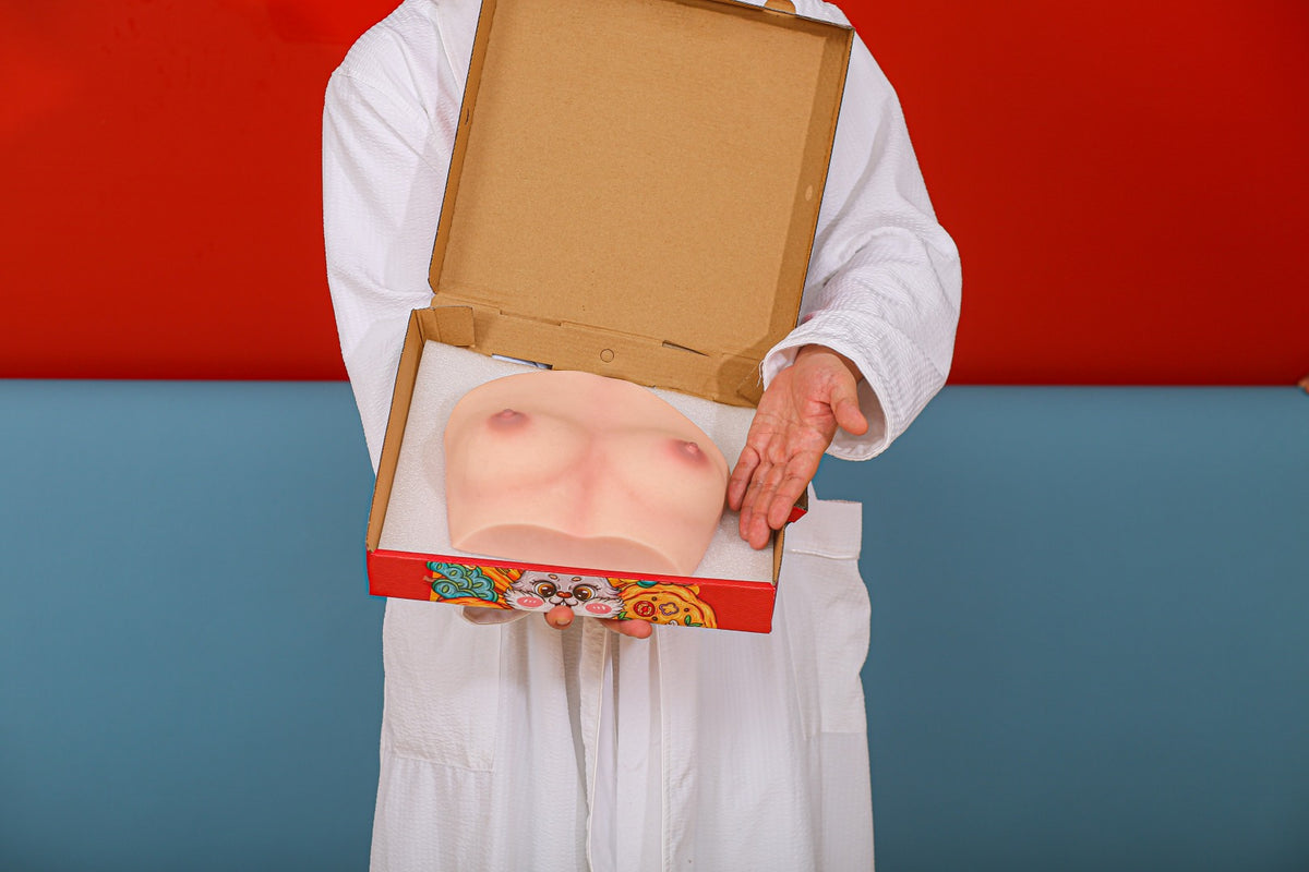 Poitrine (S) Torse poupée sexuelle (Climax Doll Pro A tasse Silicone)