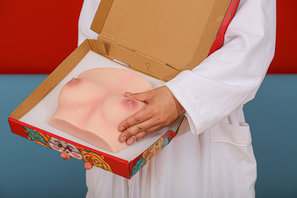 Poitrine (S) Torse poupée sexuelle (Climax Doll Pro A tasse Silicone)