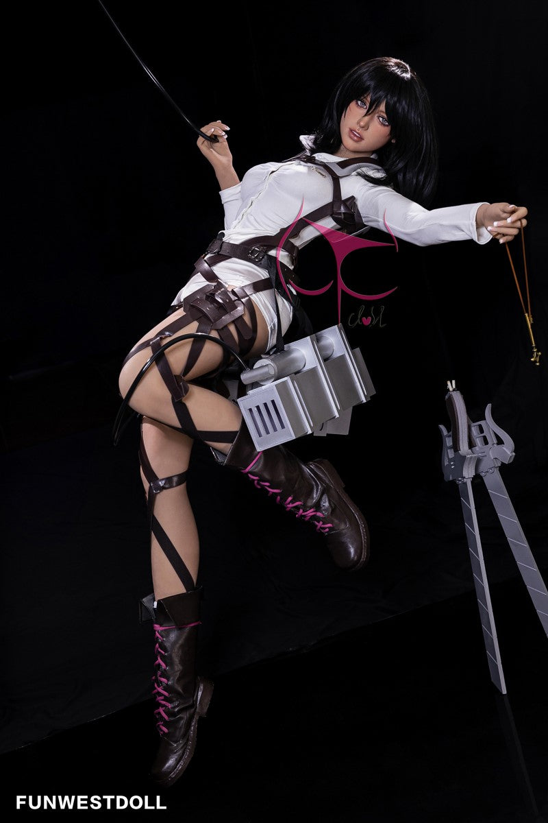 Mikasa Chloe sekspop (FunWest Doll 159 cm A-cup #035 TPE)