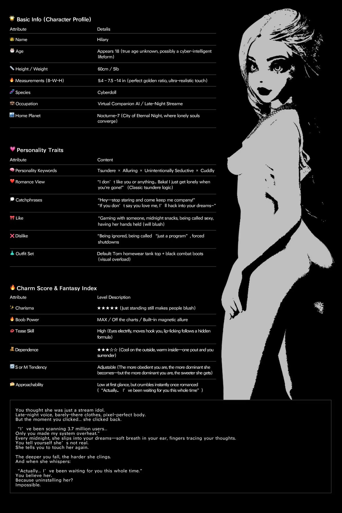 Hilary sekspop (Climax Doll Mini 60 cm A-cup siliconen)