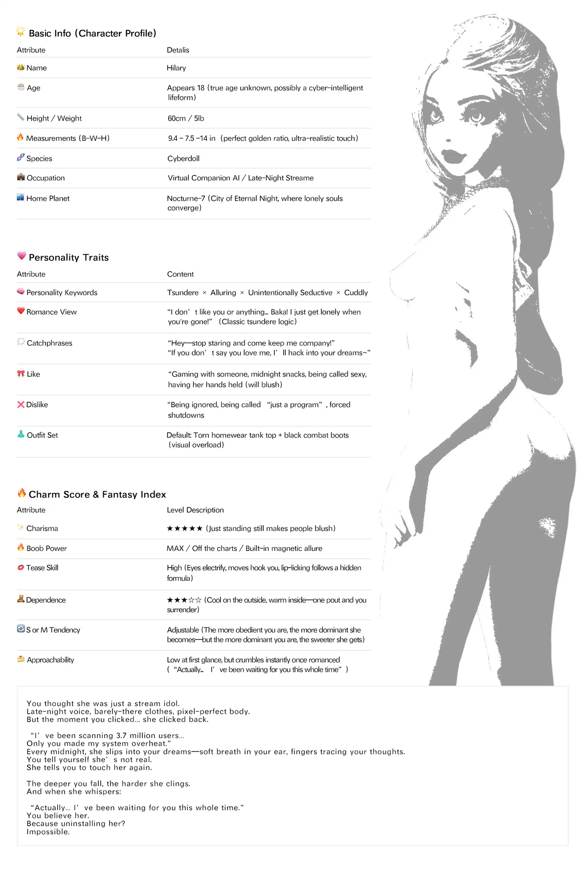 Hilary sekspop (Climax Doll Mini 60 cm A-cup siliconen)