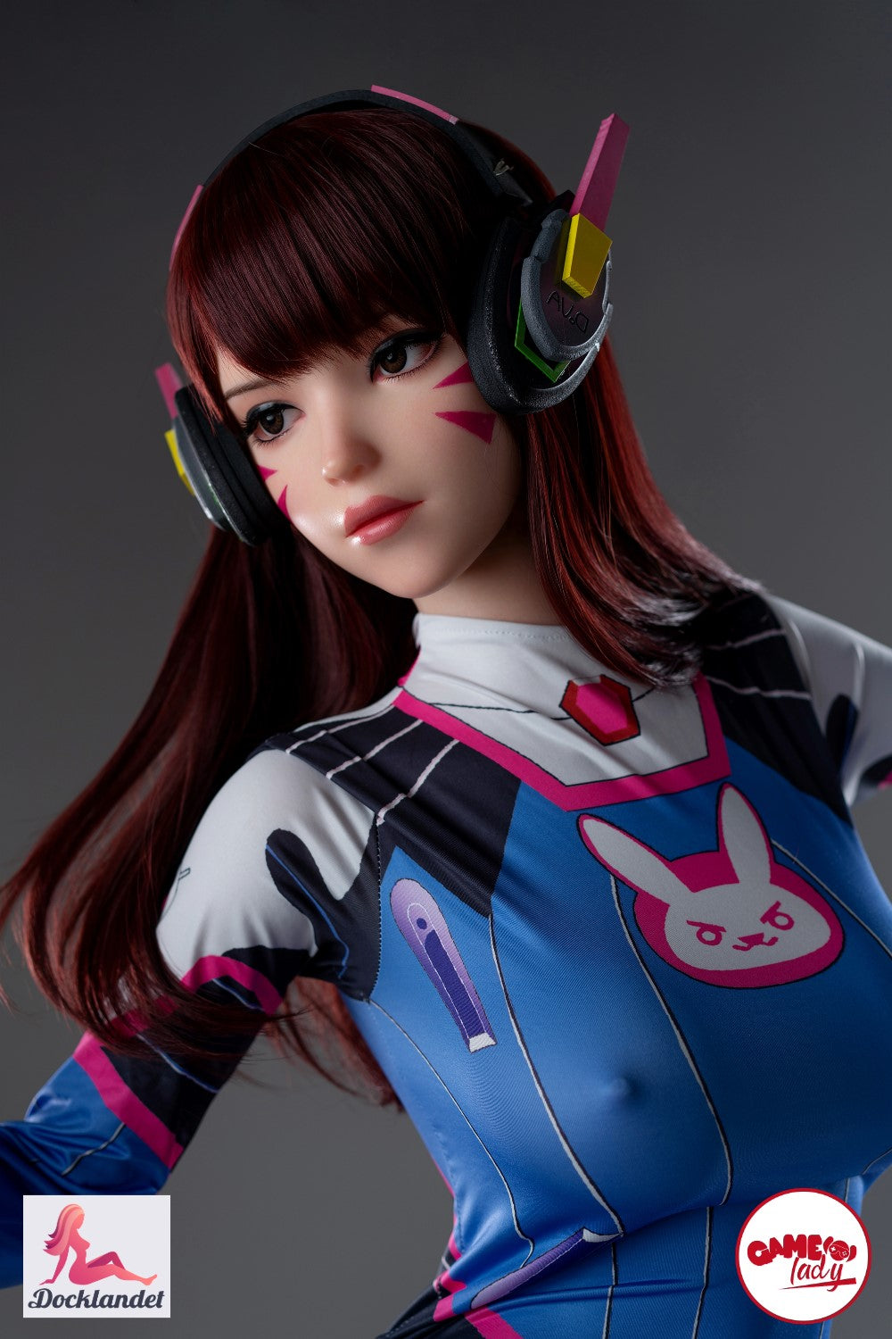 D.Va Hana Song-sekspop (Game Lady 167 cm D-cup nr. 23 siliconen)
