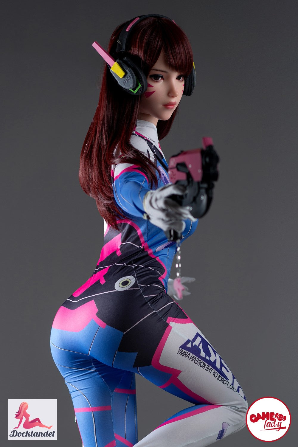 D.Va Hana Song-sekspop (Game Lady 167 cm D-cup nr. 23 siliconen)