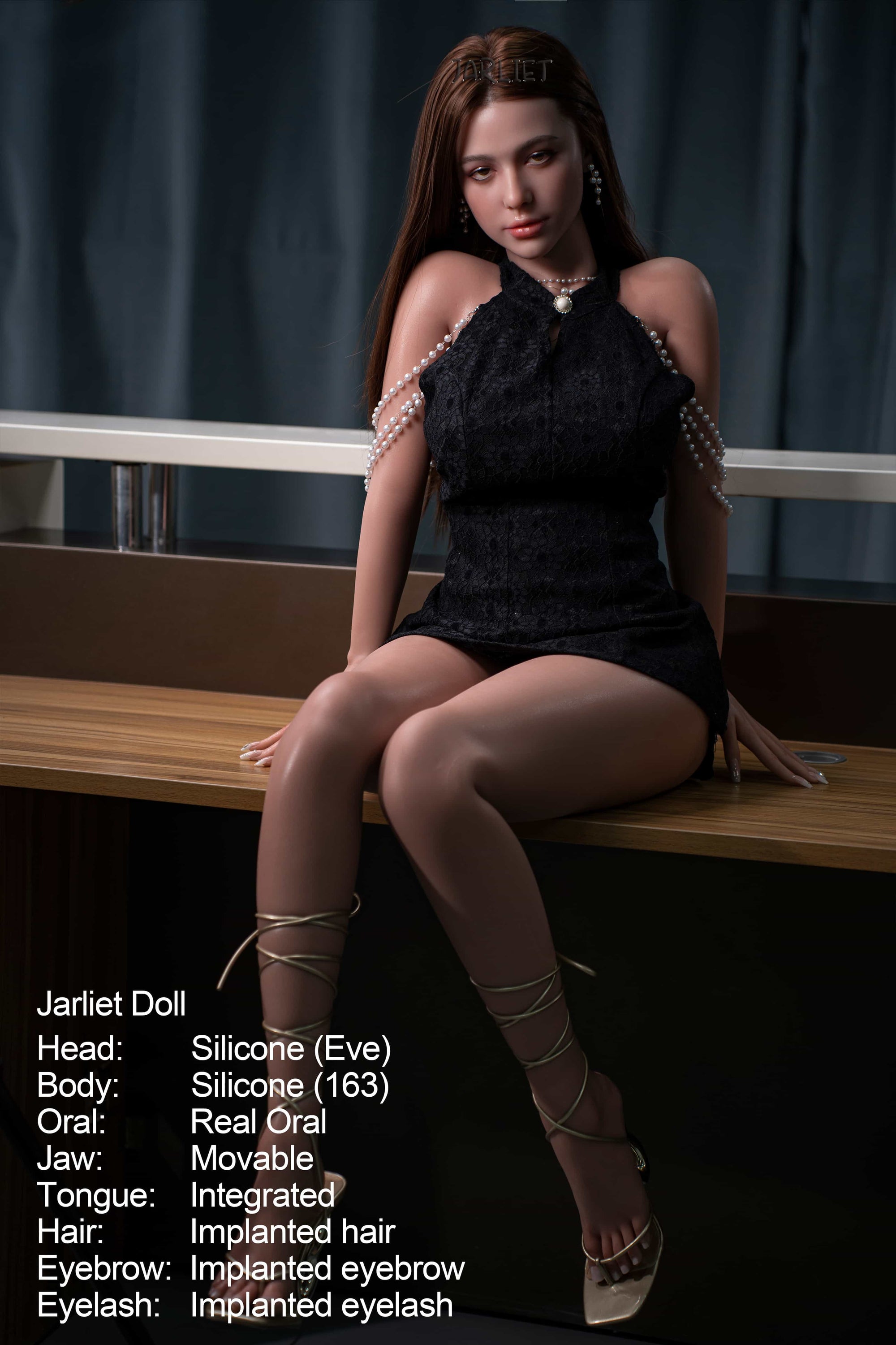 Veille poupée sexuelle (Jarliet 163 cm en silicone D-Cup)