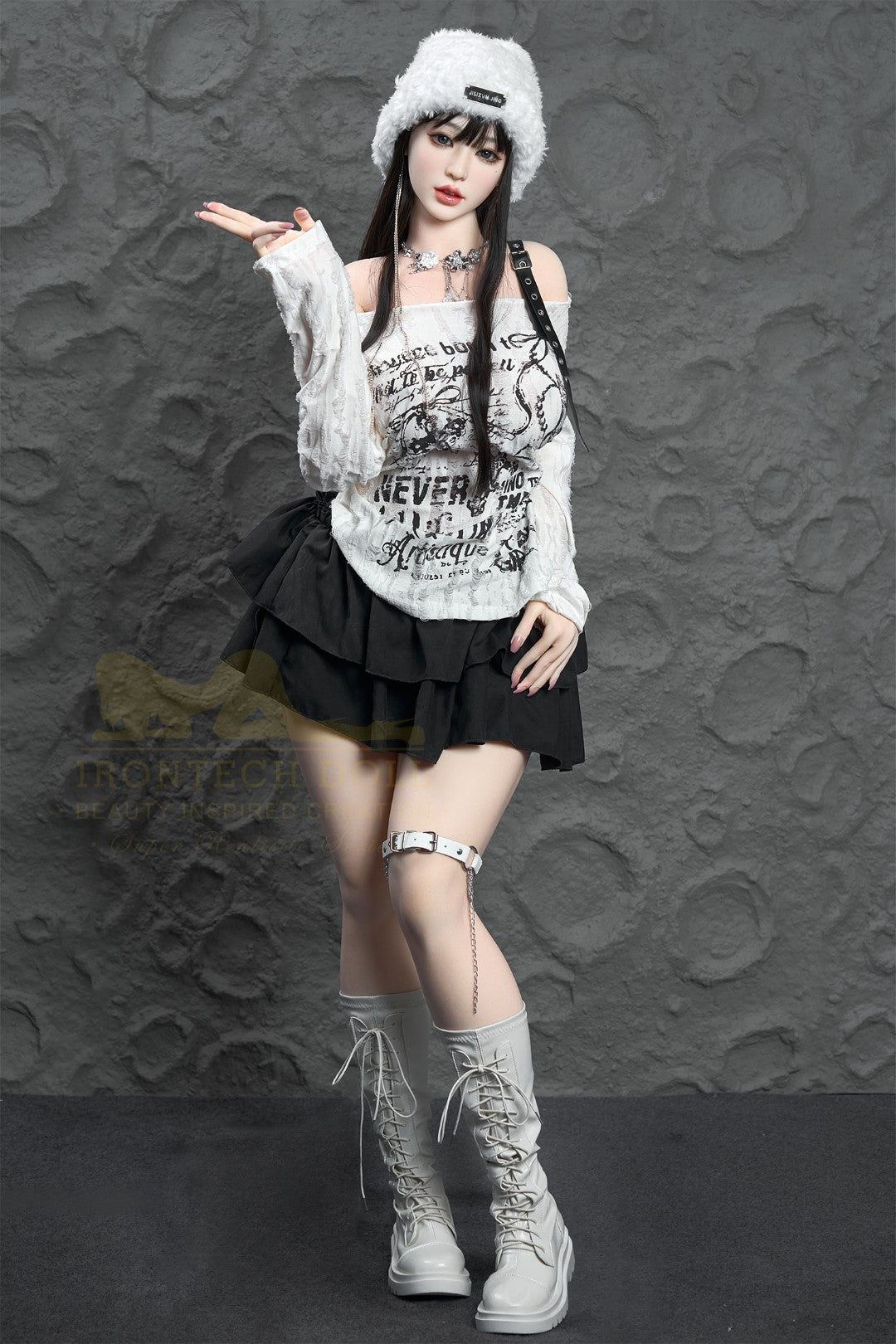 Yuna-sekspop (Irontech Doll 165 cm F-cup T1-1 siliconen)