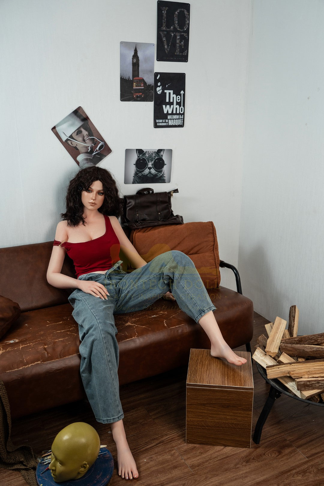 Flora sekspop (Irontech Doll 166 cm C-cup S38 siliconen)