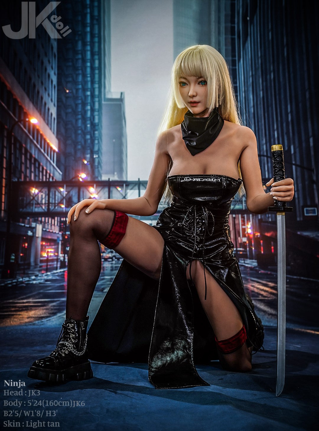 Ninja poupée sexuelle (JK-Doll Bonnet D 160 cm JK3 TPE)