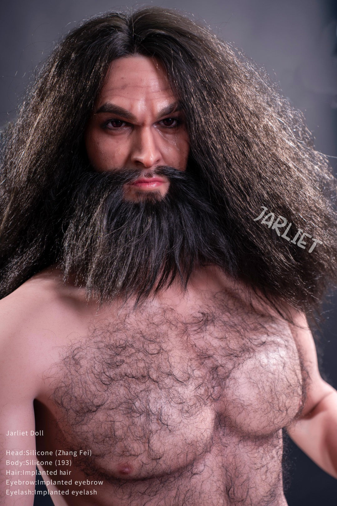 Männlich sexpuppe Zhang Fei aus Jarliet – 193 cm große realistische Puppe mit Muskelkörper