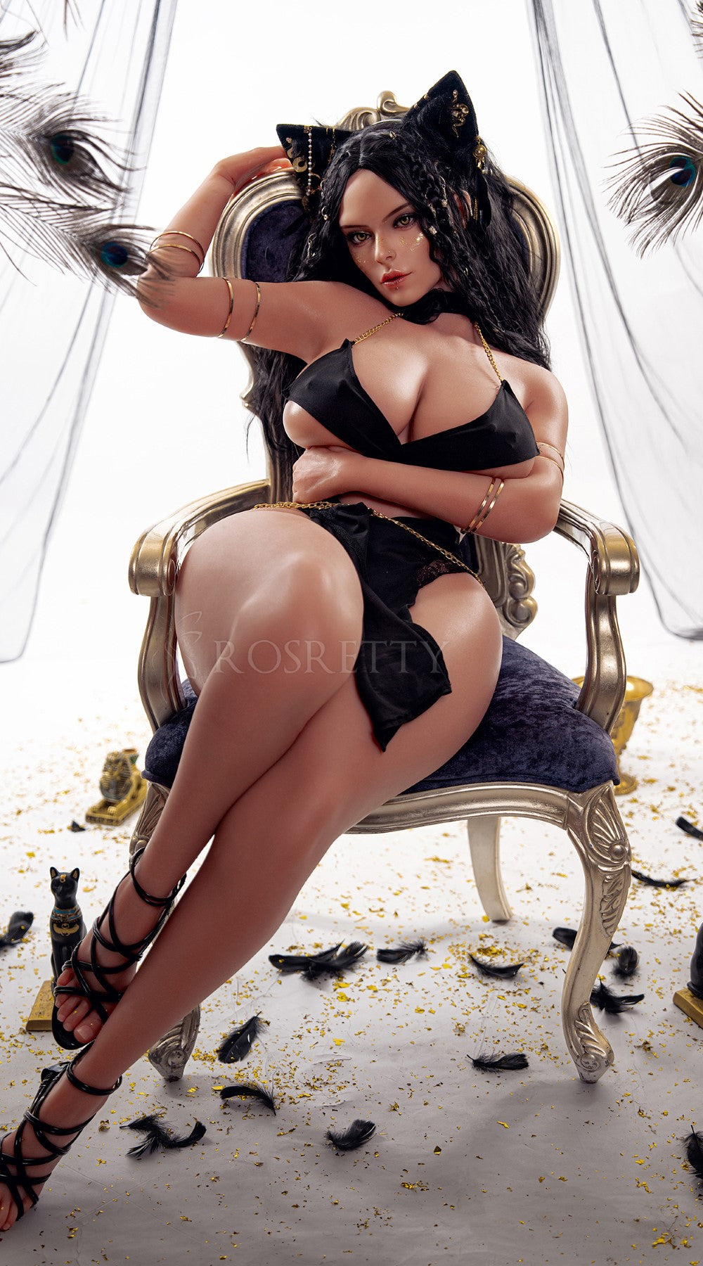 Hebbe-sekspop (Rosretty Doll 156 cm D-cup #S17 siliconen)