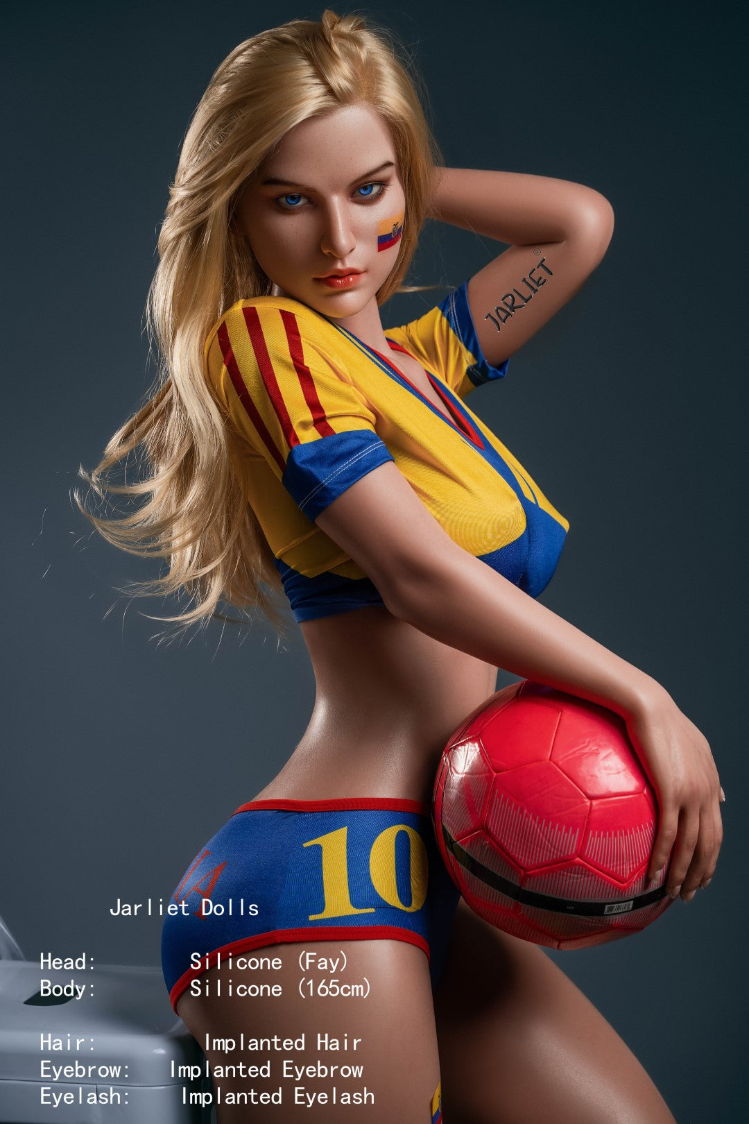 Fay sekspop (Jarliet 165 cm C-cup siliconen)