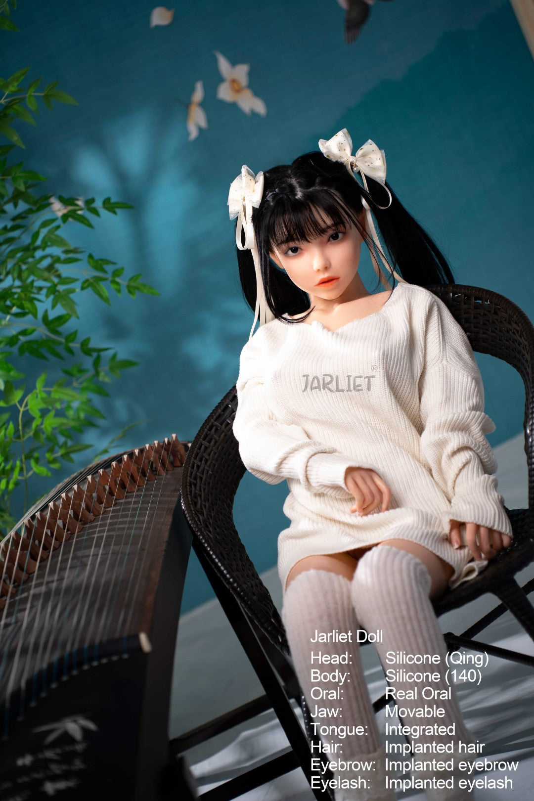 Qing-sekspop (Jarliet 140 cm C-cup siliconen)