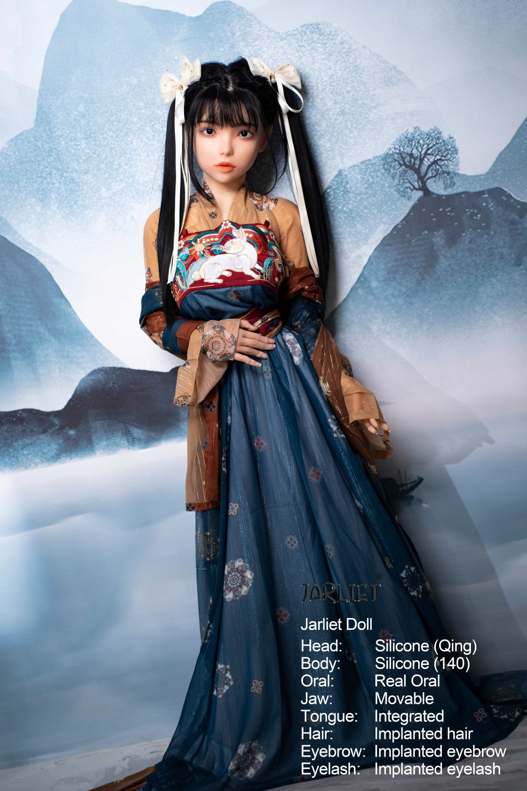 Qing 2 sekspop (Jarliet 140 cm C-cup siliconen)