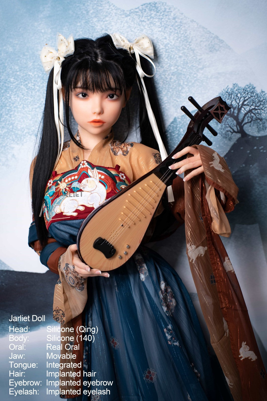 Qing 2 sekspop (Jarliet 140 cm C-cup siliconen)