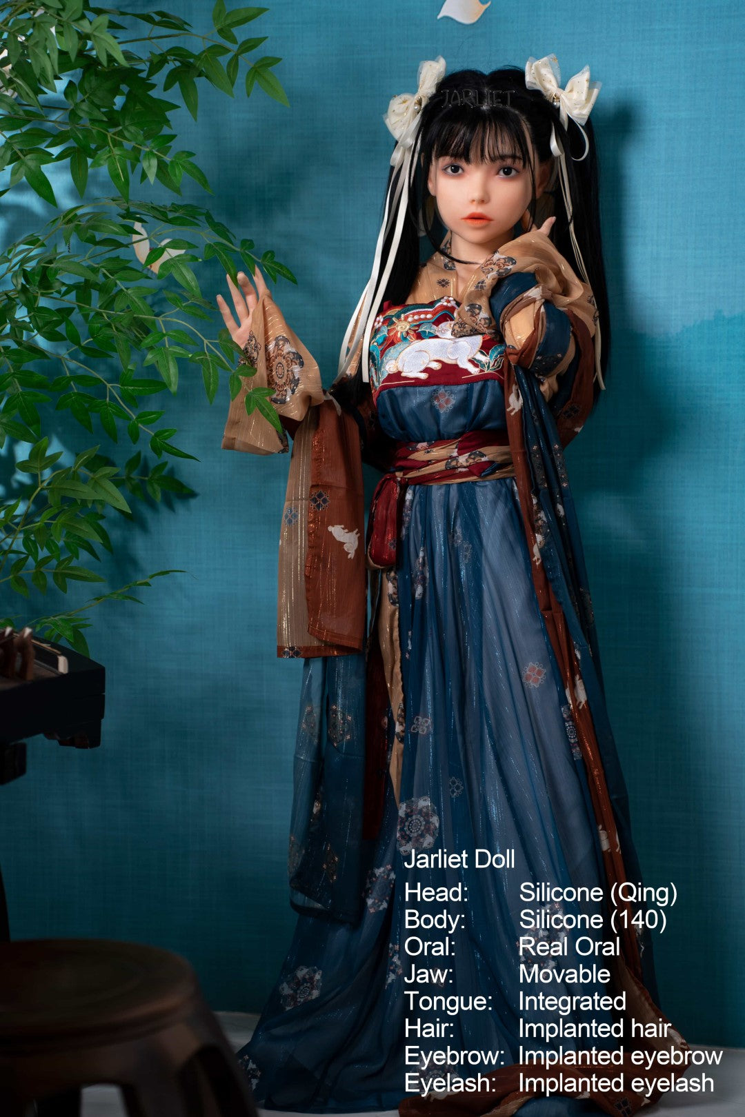 Qing 2 sekspop (Jarliet 140 cm C-cup siliconen)