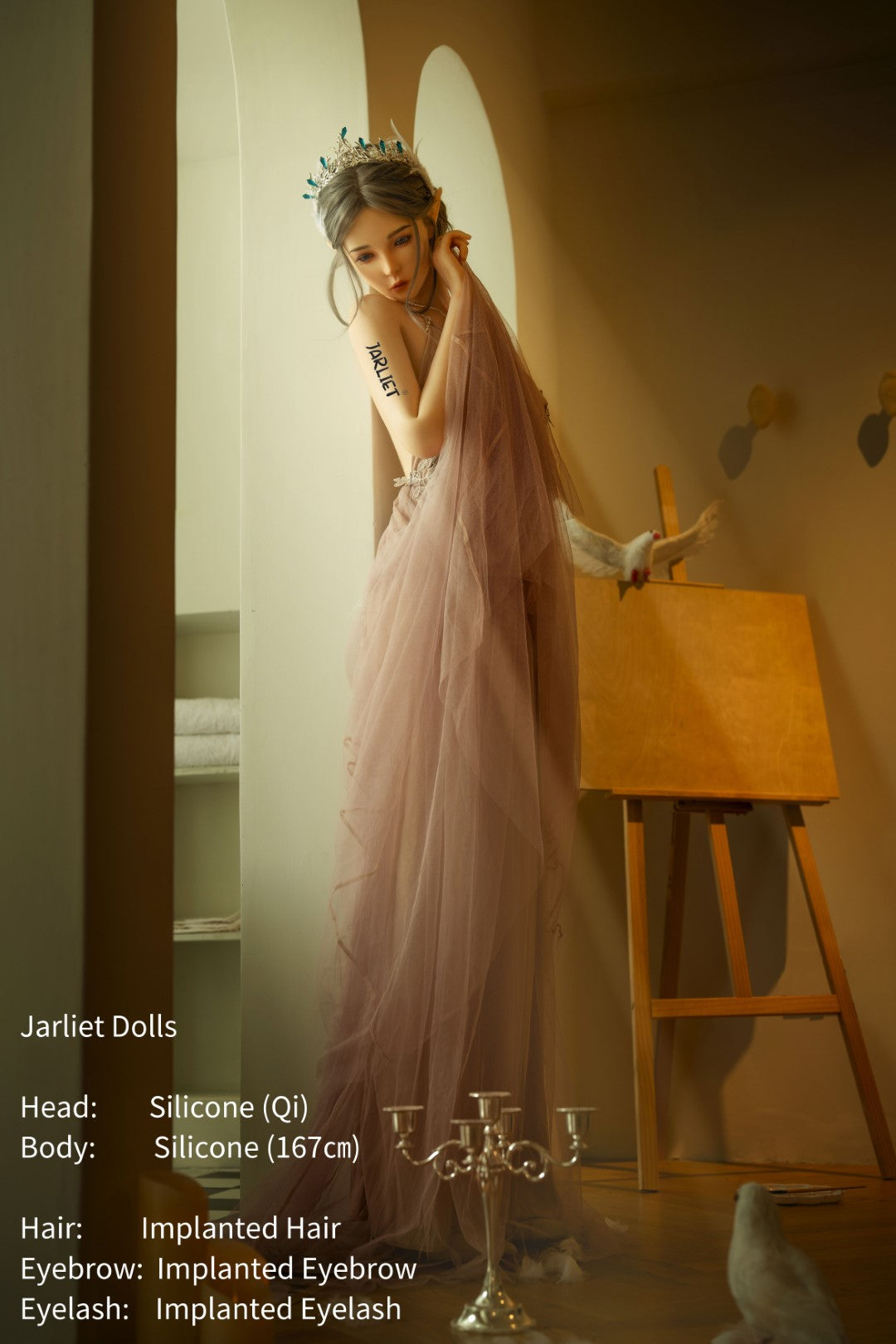 Qi poupée sexuelle (Jarliet 167 cm (bonnet B en silicone)