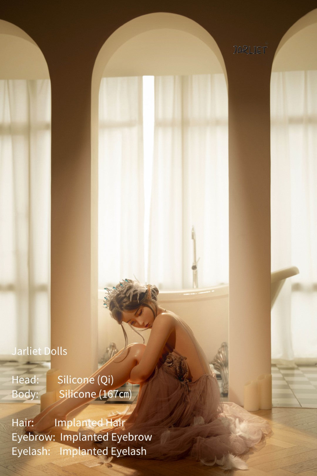 Qi poupée sexuelle (Jarliet 167 cm (bonnet B en silicone)