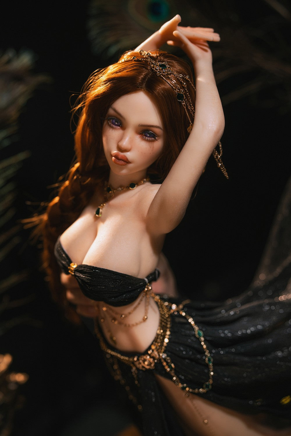 Amina poupée sexuelle (Rosretty Doll Bonnet D 60 cm SM1 Silicone)