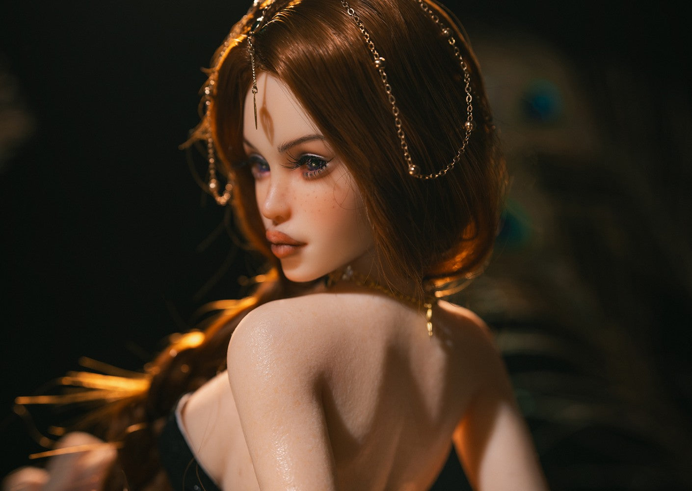 Amina poupée sexuelle (Rosretty Doll Bonnet D 60 cm SM1 Silicone)