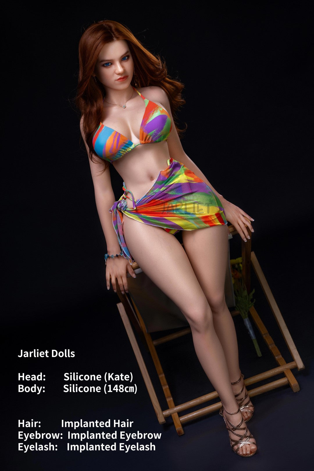 Kate sekspop (Jarliet 148 cm E-cup siliconen)