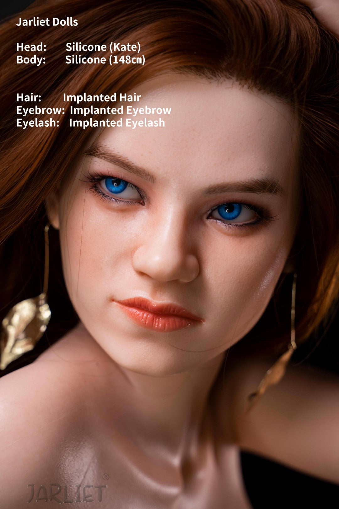 Kate sekspop (Jarliet 148 cm E-cup siliconen)