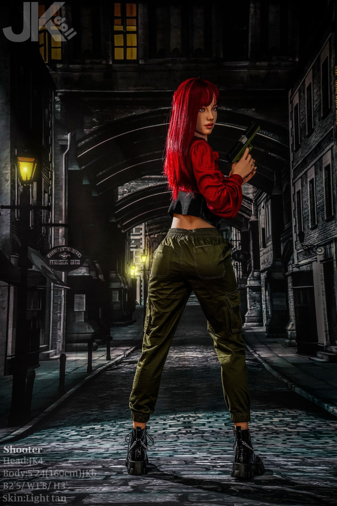 Tireur poupée sexuelle (JK-Doll Bonnet D 160 cm JK4 TPE)