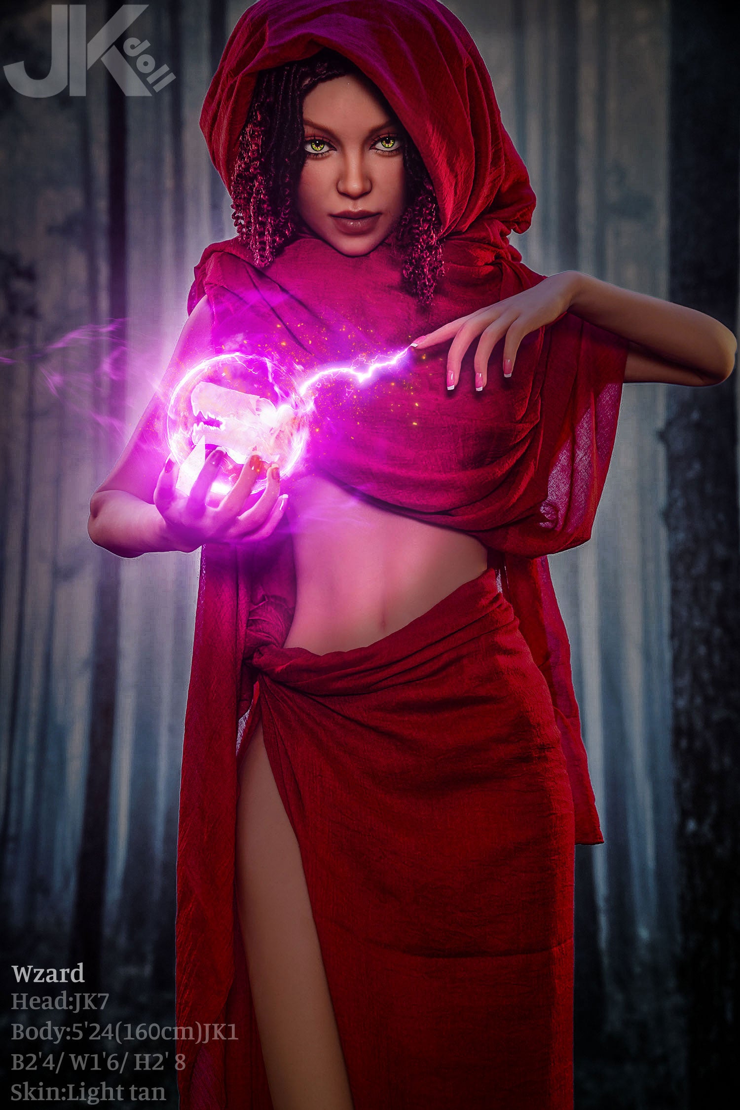 Wzard-sekspop (JK-Doll 160 cm D-cup JK7 TPE)