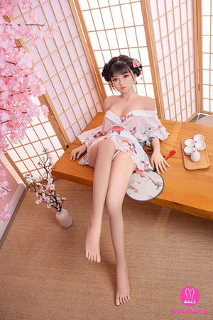 Irene poupée sexuelle (YJL Doll 148cm Cup # 210 TPE + Silicone)
