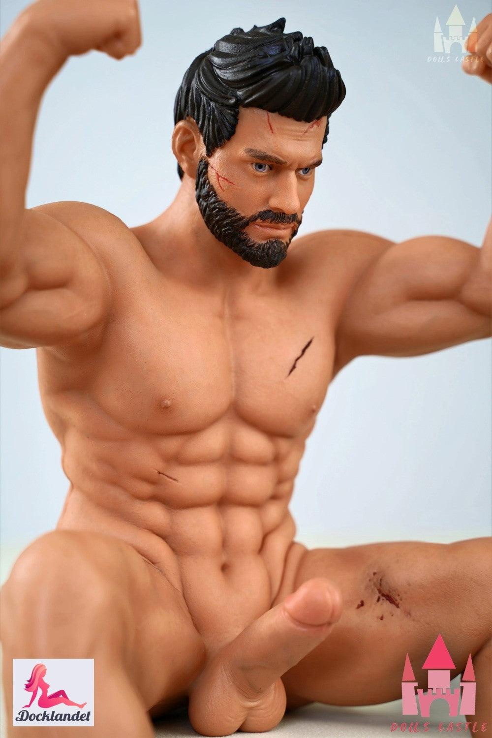 Dad Manlig Sexdocka (Dolls Castle 29cm Silikon)