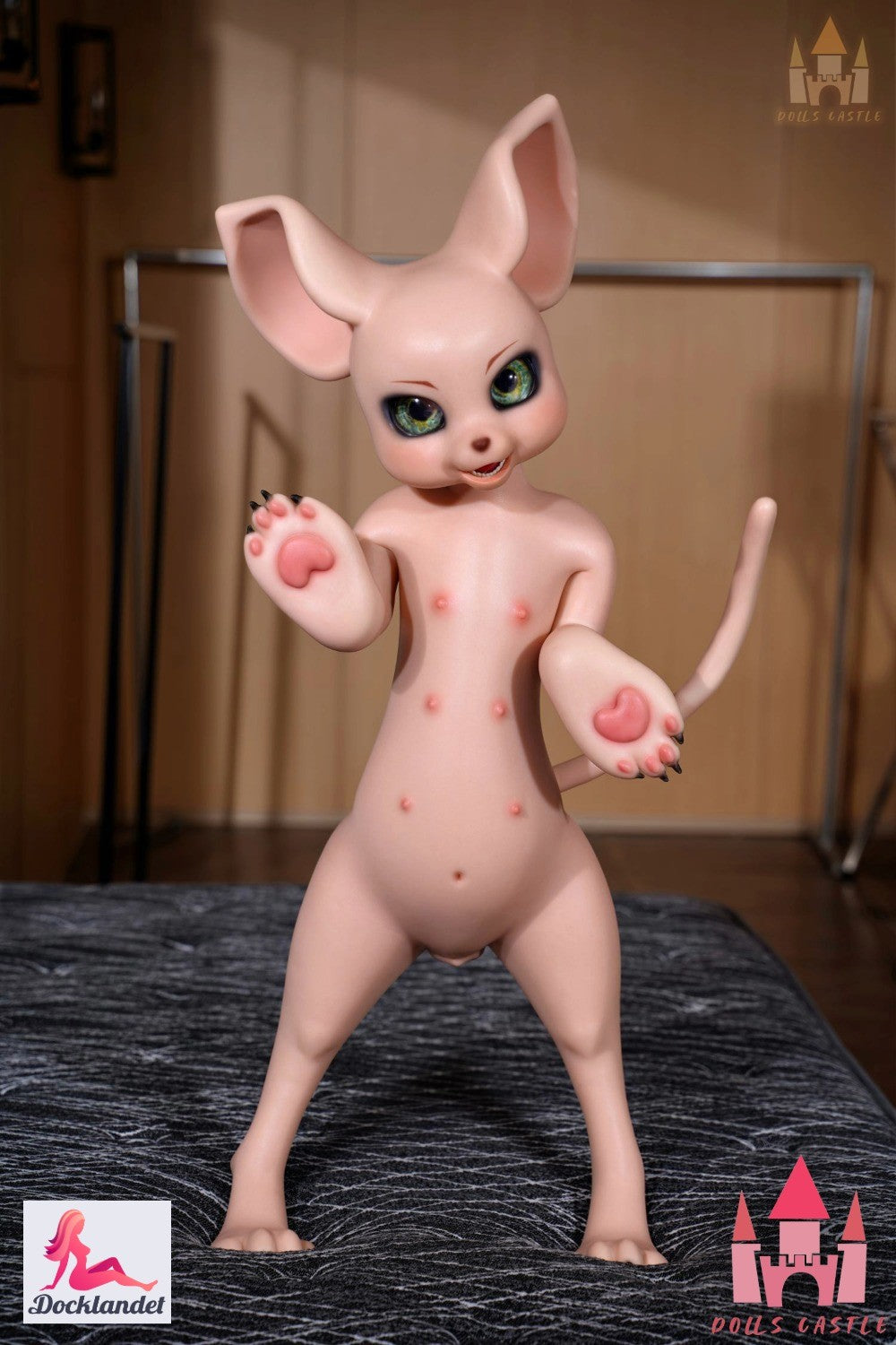 Cream Mouse is a unique furry sex doll from the brand Dolls Castle. A 100 cm long doll with a different appearance and body shape. A high-quality furry sex doll made entirely of silicone for those who are really looking for something extra. Dolls Castle are known for having dolls with very special styles.